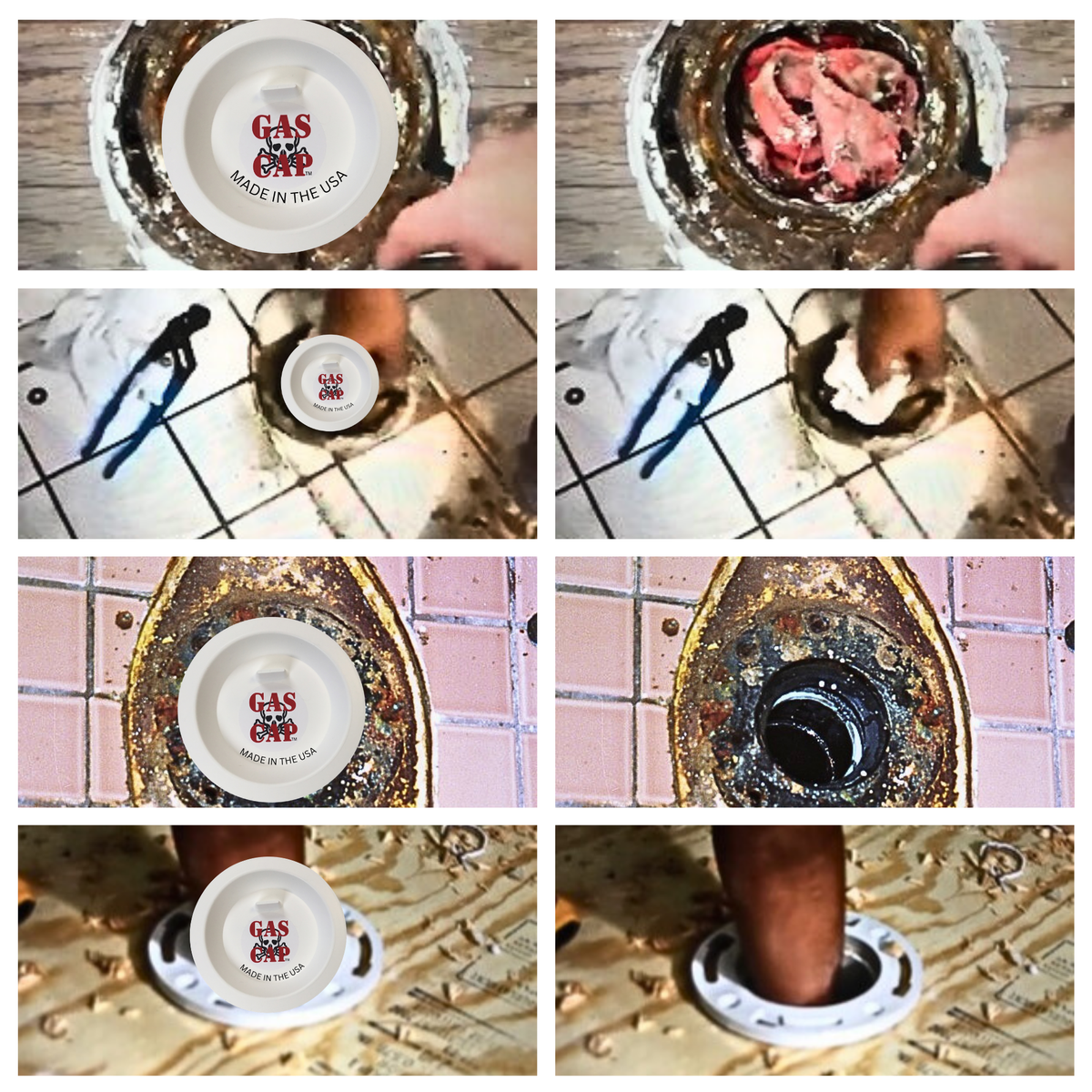 Gas Cap Flange Seal –– Blocks Sewer Gas & Debris